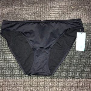 New Black Swim Bottom Briefs Cleanwater M